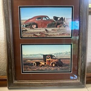 Mike Heintz 2 photos abandoned vehicles & horse !